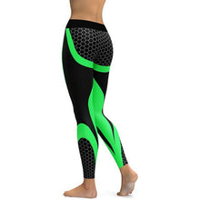 Load image into Gallery viewer, Mesh Pattern Print Leggings